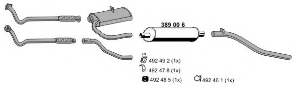 ERNST 040894 Exhaust System